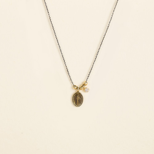 Collier Lyra noir