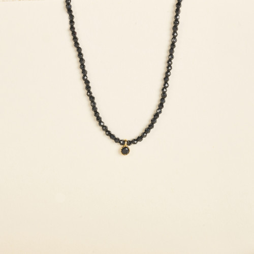 Collier Nila oxyde noir