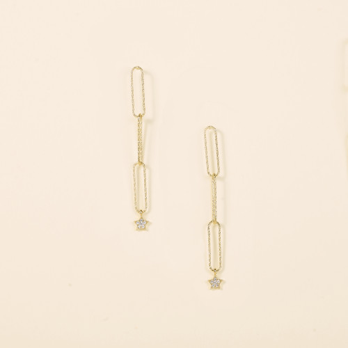 Boucles d'oreilles Taya étoile
