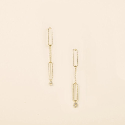 Boucles d'oreilles Taya goutte