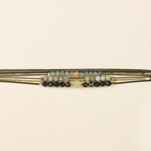 Bracelet Cici kaki foncé