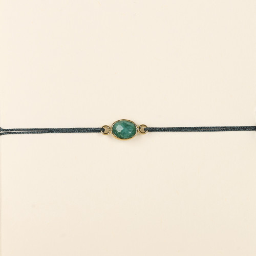 Bracelet Cody agate verte