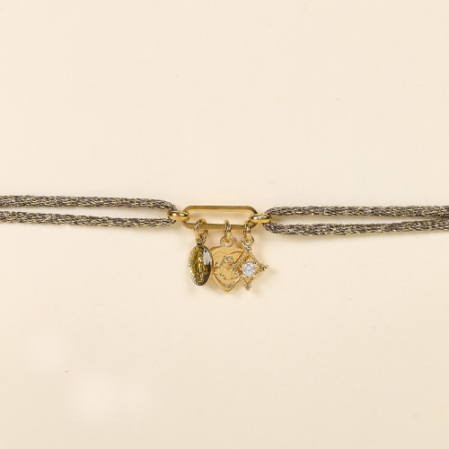 Bracelet Indi taupe