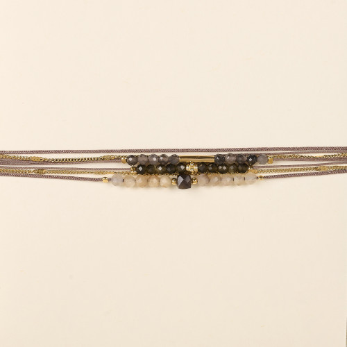 Bracelet Cici taupe