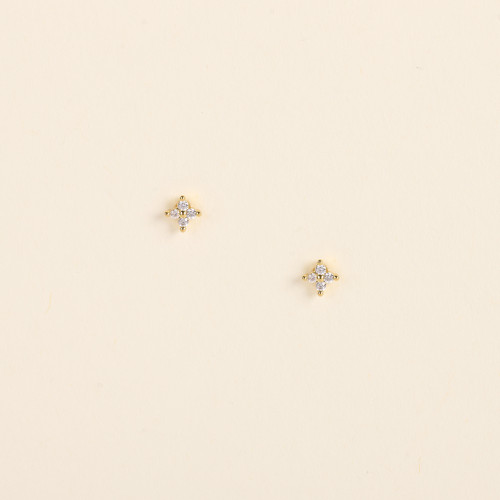 Boucle d'oreilles Sela fleurs