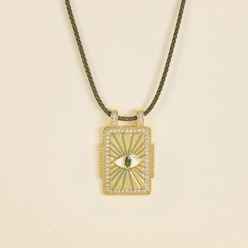 Collier Imra céladon