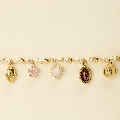 Bracelet Izac blanc et...