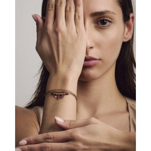 Bracelet Lara grenat