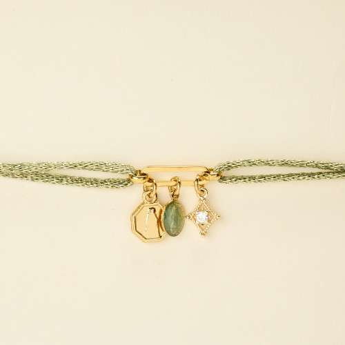 Bracelet Indi vert céladon