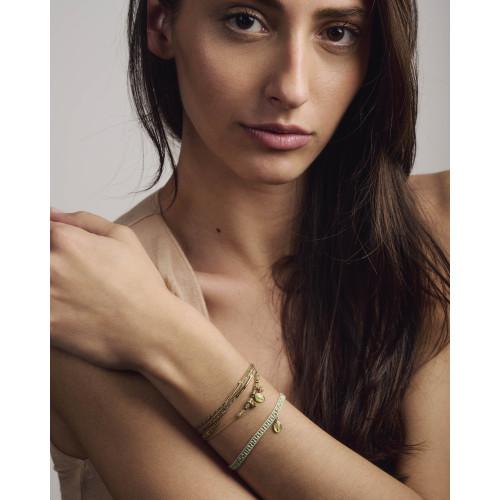 Bracelet Luce vert anis