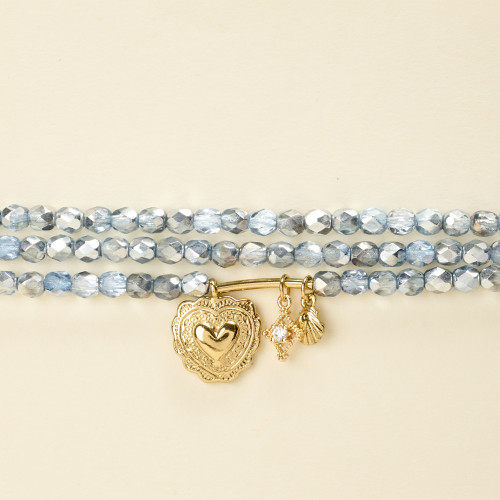 Bracelet Iman bleu