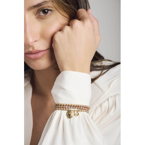 Bracelet Iman nude rosé