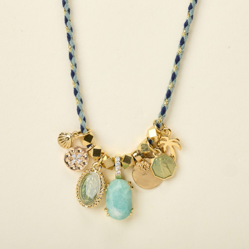 Collier Izak amazonite