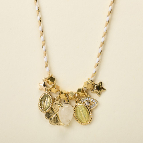 Collier Izak blanc