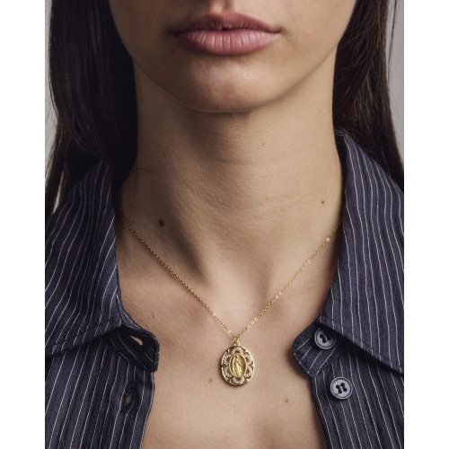 Collier Joel vierge ovale