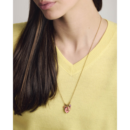Collier Jack rose bordeaux