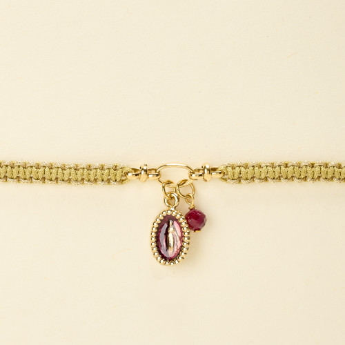 Bracelet Lynn bordeaux