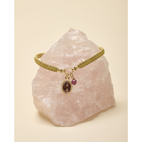 Bracelet Lynn bordeaux
