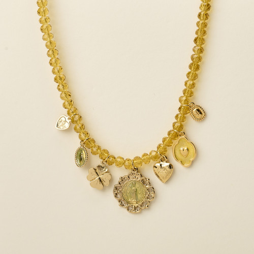 Collier Jova jaune
