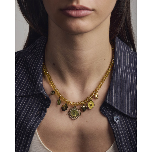 Collier Jova jaune