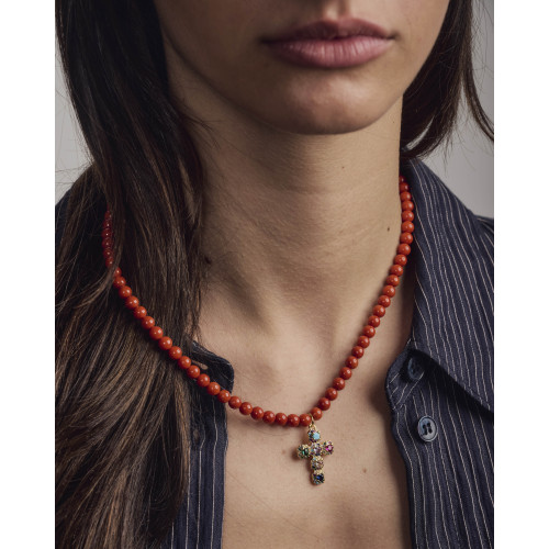 Collier Jora croix multi