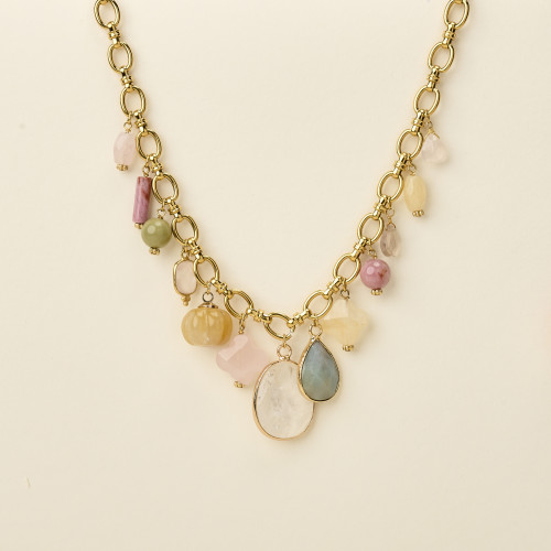 Collier Amra goutte cristal