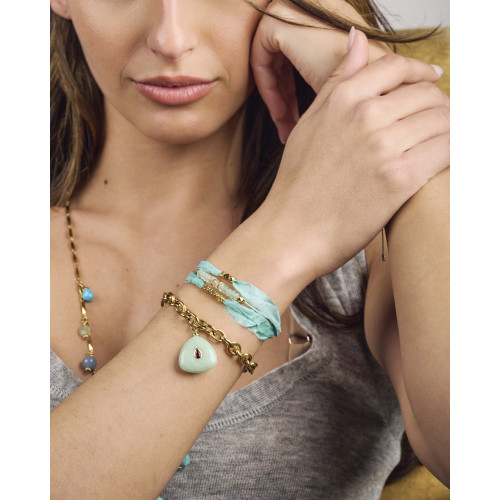 Bracelet Buna celadon