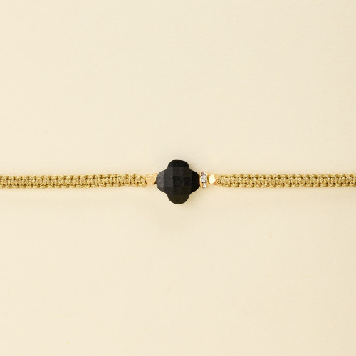 Bracelet Bixi agate noire
