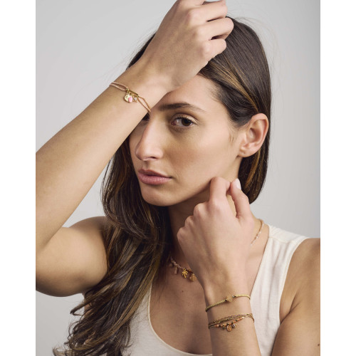 Bracelet Bixi agate orange