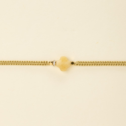 Bracelet Bixi agate jaune