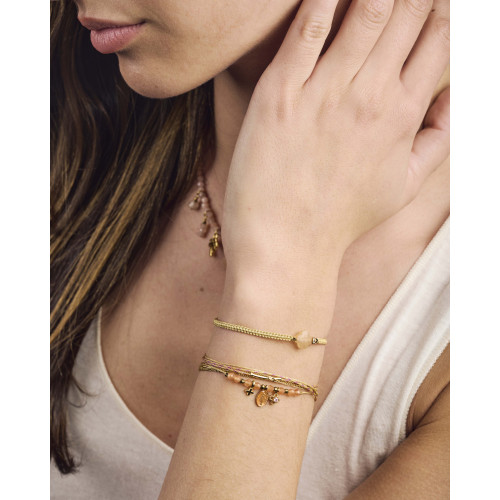 Bracelet Bixi agate jaune