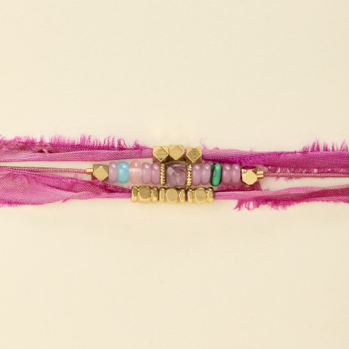 Bracelet Buna fushia