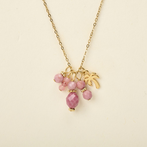 Collier Baia rhodonite
