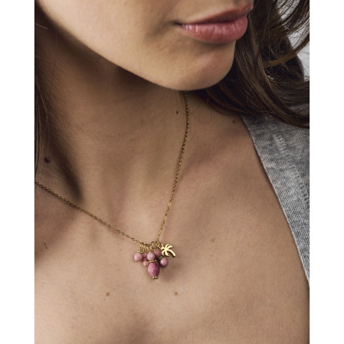 Collier Baia rhodonite