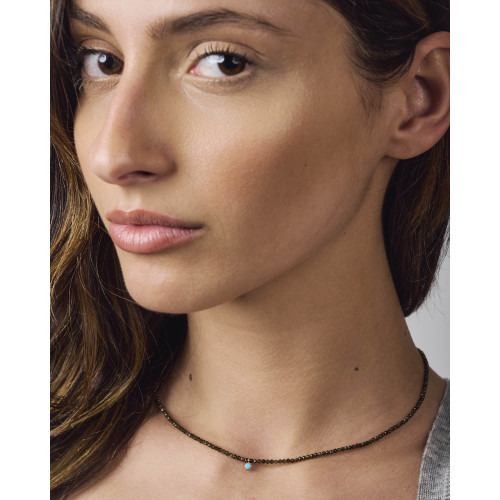 Collier Bina obsidienne