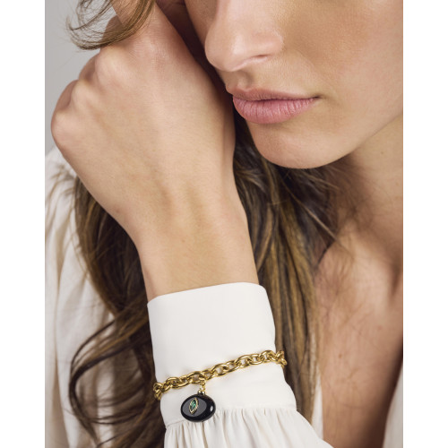 Bracelet Clic onyx noir
