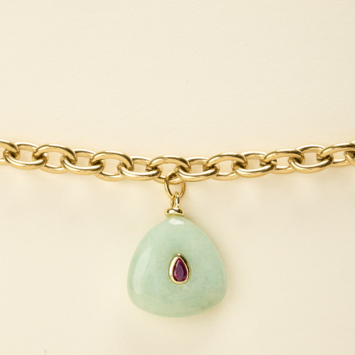 Bracelet Clic amazonite