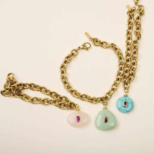 Bracelet Clic turquoise