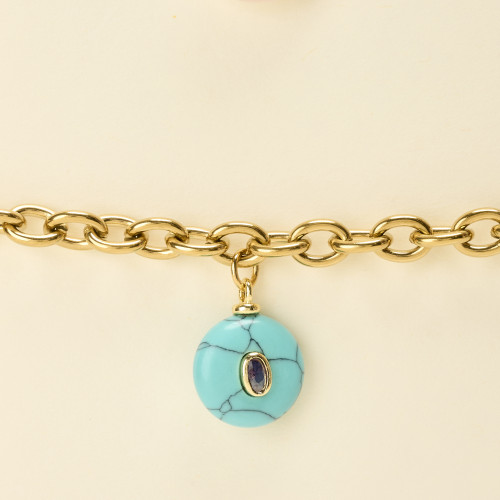 Bracelet Clic turquoise
