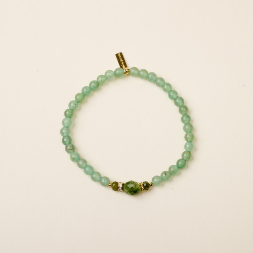 Bracelet Bell agate verte