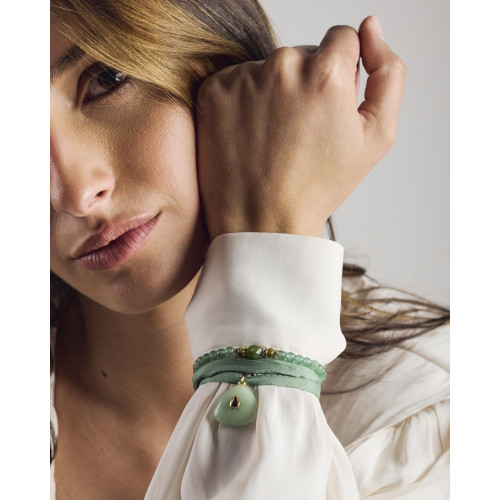 Bracelet Bell agate verte