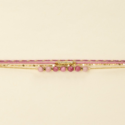 Bracelet Cloe rhodonite