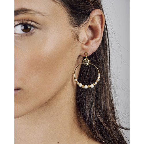 Boucle d'oreilles Tami vanille