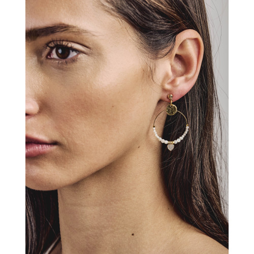 Boucle d'oreilles Turi coeur