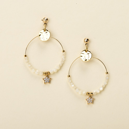 Boucle d'oreilles Turi étoile