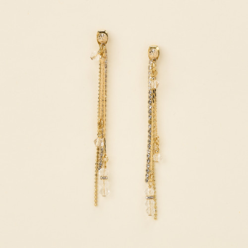 Boucle d'oreilles Tara cristal