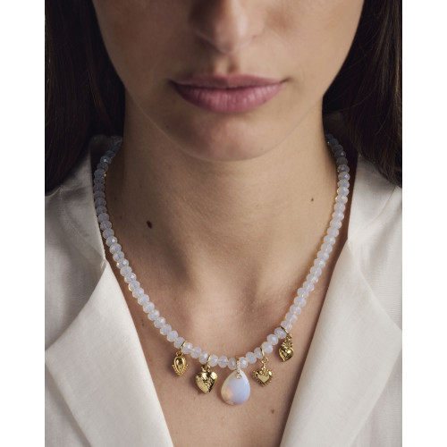 Collier Seth goutte et oxyde