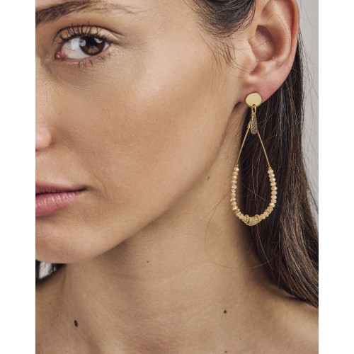 Boucle d'oreilles Tila nude
