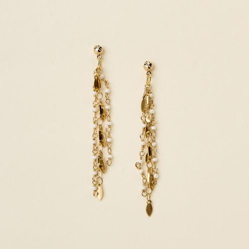 Boucle d'oreilles Tess chaine