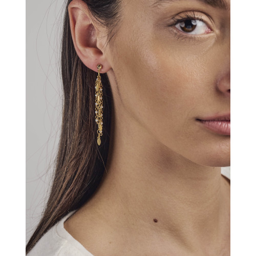 Boucle d'oreilles Tess chaine